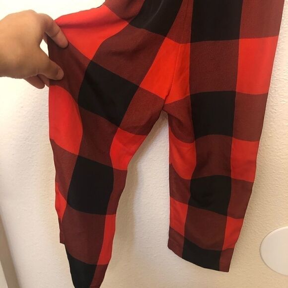 J Crew girls Crewcuts Red Buffalo Plaid one piece Jumper jumpsuit romper 5 - Picture 5 of 13